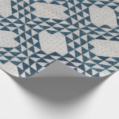 Quilt Ocean Waves Geschenkpapier (Ecke)