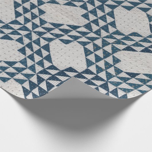 Quilt Ocean Waves Geschenkpapier (Ecke)