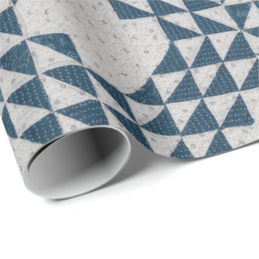 Quilt Ocean Waves Geschenkpapier (Rolleneckpunkt)