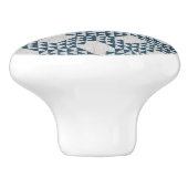 Quilt Ocean Waves Keramikknauf (Seitenansicht)