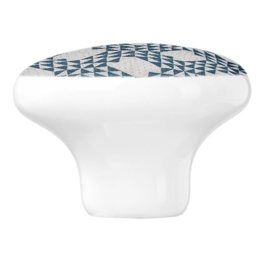 Quilt Ocean Waves Keramikknauf (Seitenansicht)