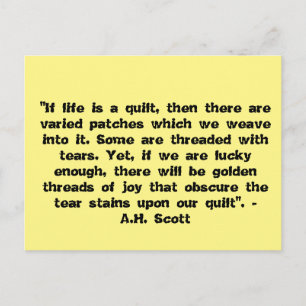 Quilt of Joy Postkarte
