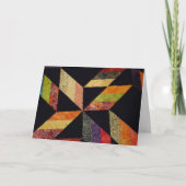 Quilt on Folded Card Karte (Vorderseite)
