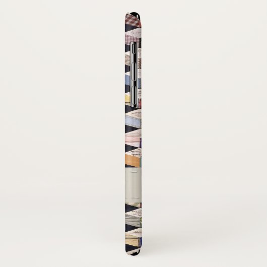 Quilt | Patchwork für antike Tumbelblöcke Case-Mate iPhone Hülle (Hinten/Links)