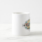 Quilt-Patchwork-Grunge-Quilter lustiger Becher Kaffeetasse (Mittel)