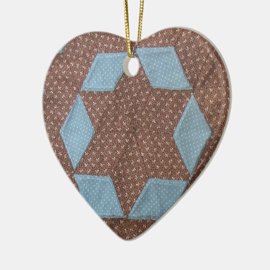 Quilt Pattern - Schloss Keramik Ornament (Links)