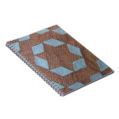 Quilt Pattern - Schloss Notizblock (Rechte Seite)