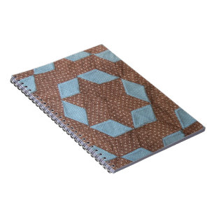 Quilt Pattern - Schloss Notizblock