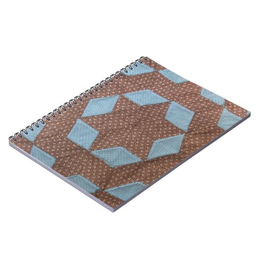 Quilt Pattern - Schloss Notizblock (Linke Seite)