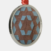 Quilt Pattern - Schloss Silbernes Ornament (Rechts)