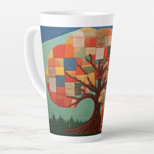 Quilt Poodle Milchtasse (Linke Ecke)