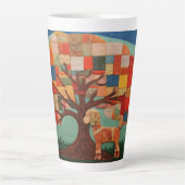 Quilt Poodle Milchtasse (Vorderseite)