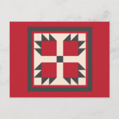 Quilt Postcard - Bearcat Block Postkarte (Vorderseite)