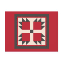 Quilt Postcard - Bearcat Block