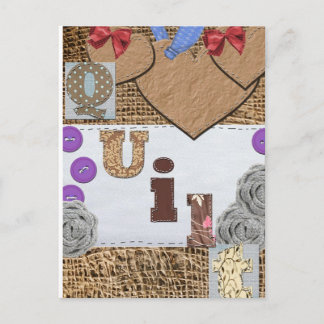 Quilt Postkarte