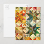 Quilt Postkarte (Vorne/Hinten)