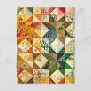 Quilt Postkarte
