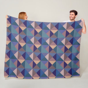 Quilt-Quadrat-Muster Fleecedecke