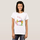 Quilt Sewing Crazy T-Shirt (Vorne ganz)