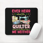 Quilt Sewing Machine Quilter Too Much Fabric Quilt Mousepad (Mit Mouse)