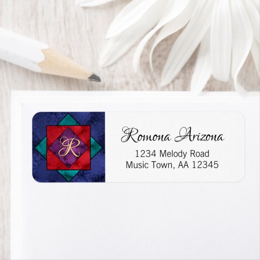 Quilt Square Monogram (Insitu)