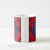 Quilt Square Monogram Kaffeetasse (Mittel)