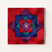 Quilt Square Monogram Notizblock (Rückseite)