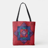Quilt Square Monogram Tasche (Rückseite)