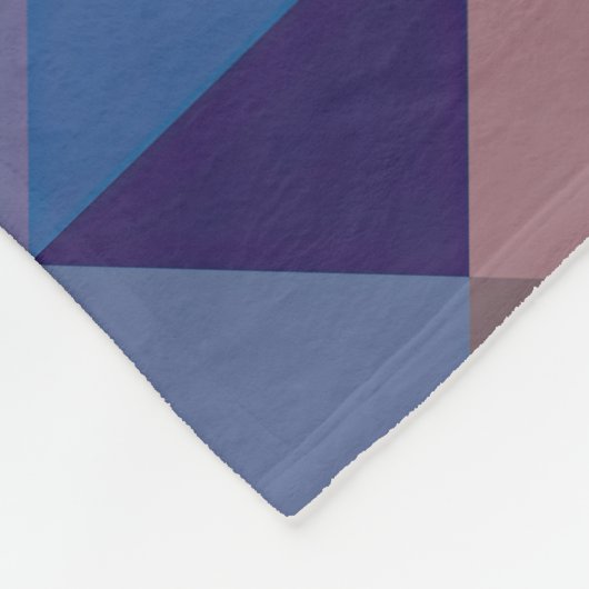 Quilt Square-Muster Fleecedecke (Ecke)