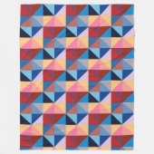 Quilt Square-Muster Fleecedecke (Vorderseite)