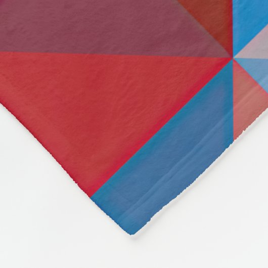 Quilt Square-Muster Fleecedecke (Ecke)