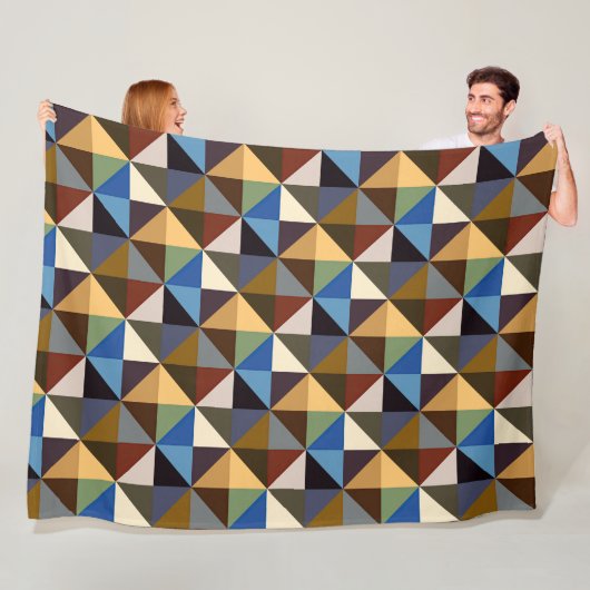 Quilt Square-Muster Fleecedecke (Beispiel)