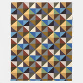 Quilt Square-Muster Fleecedecke (Vorderseite)