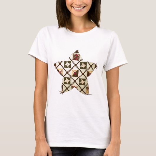 Quilt Star T-Shirt (Vorderseite)