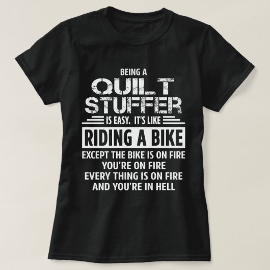 Quilt Stuffer T-Shirt (Design vorne)