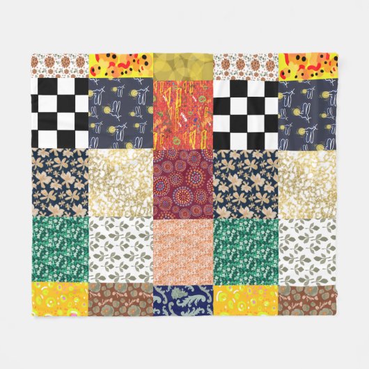 Quilt Style Fleecedecke (Vorderseite (Horizontal))