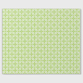 Quilt Style Pattern 02 - White on Martian Green Geschenkpapier (Flach)