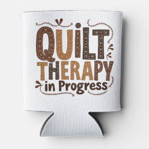 Quilt Therapie in Prozess Nähen Handwerksbegeister Dosenkühler