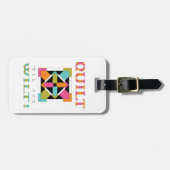 Quilt 'Til you Wilt! Kostenvoranschlag Gepäckanhänger (Vorderseite horizontal)