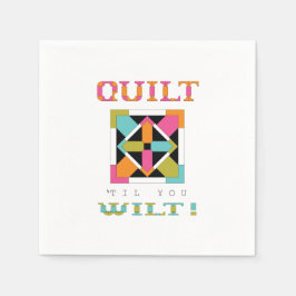Quilt 'Til you Wilt! Kostenvoranschlag Serviette