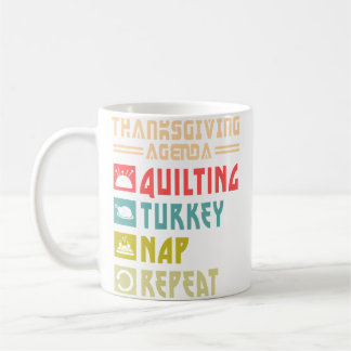 Quilt Truthahn Nap Wiederholung Lustig Quilten Dan Kaffeetasse