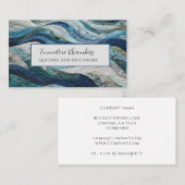 Quilt- und Patchwork-Design Visitenkarte (Vorne/Hinten)