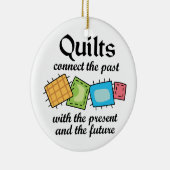 Quilt-Verbindung Keramik Ornament (Rechts)