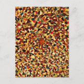 Quilt [verrücktes Patchwork] von Rebecca King (c.1 Postkarte (Vorderseite)