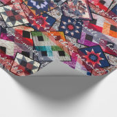 QUILT WRAPPPAPIER - GLOSSY - QUOTEN GESCHENKPAPIER (Ecke)