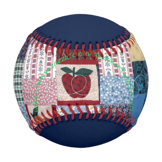 "Quilted" Baseball (Vorderseite)