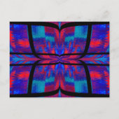 Quilted Butterfly 17 Postkarte (Vorderseite)