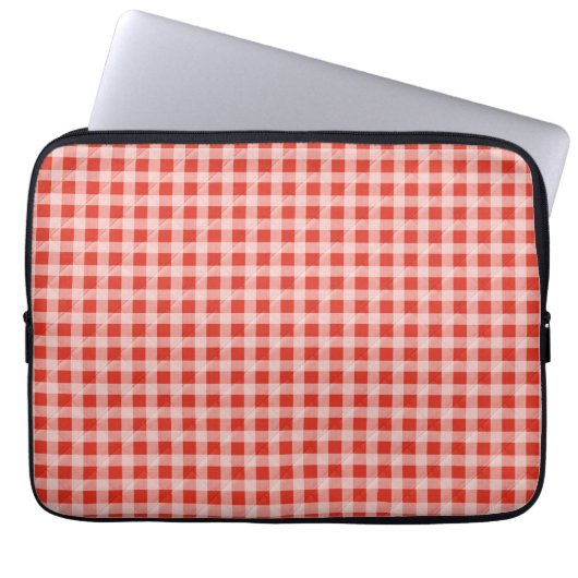 Quilted Gingham Laptopschutzhülle (Vorderseite)