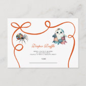 Quilted Patchwork Halloween-Windel-Raffle Begleitkarte (Vorderseite)