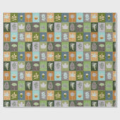 Quilted Summer Blätter Geschenkpapier (Flach)